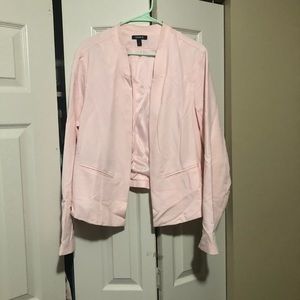Blush pink blazer